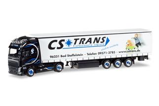 Herpa H0 Volvo FH Gl. XL Gardinenplanen-Sattelzug CS Trans