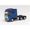 Herpa H0 Volvo FH Gl. XL Zugmaschine mit Schwerlastturm, enzianblau