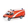 Herpa H0 VW Crafter Kasten Flachdach, Berliner Feuerwehr / GW-RettMat