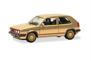 Herpa H0 VW Golf II GTI, goldmetallic