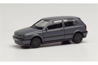 Herpa H0 VW Golf III VR6, nardograu, Felgen grau