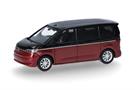 Herpa H0 VW Multivan, Deep-Black/Fortanarot