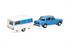 Herpa H0 Wartburg 353 '82 mit QEK-Wohnwagen, himmelblau | Bild 2