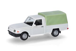 Herpa H0 Wartburg 353 Trans '85 mit Plane, lichtgrau
