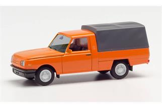 Herpa H0 Wartburg 354 Trans '85 mit Plane, orange