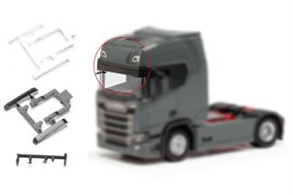 Herpa H0 Zubehör: Sonnenblende gross Scania CR/CS (Inhalt: je 4 Stk.)