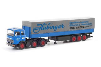 Herpa/MBS H0 MB LPS 2032 Planen-Sattelzug, Hübinger