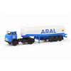 Herpa/MBS H0 Scania Vabis LB 76 Benzintank-Sattelzug, Aral