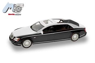 Herpa/MicroCity87 H0 Maybach 62S, schwarz/silber