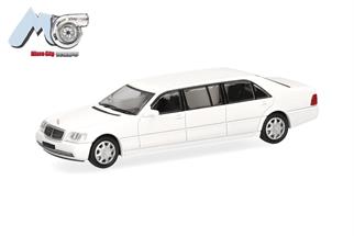 Herpa/MicroCity87 H0 MB S600 Pullmann, weiss