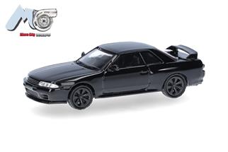 Herpa/MicroCity87 H0 Nissan Skyline GTR32, schwarz