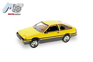 Herpa/MicroCity87 H0 Toyota Corolla AE86, gelb