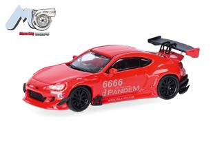 Herpa/MicroCity87 H0 Toyota GT86, rot