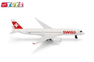 Herpa Toys Swiss Airbus A350, Aviation Toy