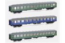 Hobbytrain H0 (AC) DB Reisezugset 3 D 1213 Dortmund - Oberstdorf 1974, Ep. IV, 3-tlg.