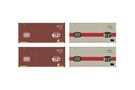 Hobbytrain N 20'-Container-Set 2, Deutsche Bundesbahn, 4-tlg.