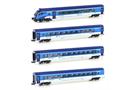 Hobbytrain N CD Reisezugwagen-Grundset Railjet, Ep. VI, 4-tlg.