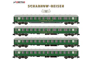 Hobbytrain N DB Reisezugwagen-Set 1 Scharnow, Ep. IIIb, 4-tlg.