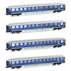 Hobbytrain N DB Reisezugwagen-Set 1 Touropa, Ep. IIIb, 4-tlg.