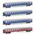 Hobbytrain N DB Reisezugwagen-Set 2 Touropa, Ep. IIIb, 4-tlg.