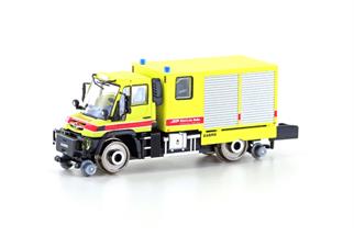 Hobbytrain N (Digital) Unimog Zagro Zweiwegefahrzeug, Rhätische Bahn, Ep. VI