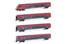 Hobbytrain N ÖBB Reisezugwagen-Grundset Railjet, Ep. VI, 4-tlg.