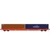 Hobbytrain N RCA Containertragwagen Sggnss, 2x40' Beacon/NYK Logistics, Ep. VI