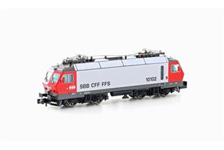 Hobbytrain N SBB Elektrolok Re 4/4 IV 10102, rot/hellgrau, Ep. IV