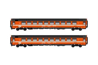 Hobbytrain N SBB Reisezugwagen-Set UIC Z1 Bpm, Eurofima C1, Ep. IV-V, 2-tlg.