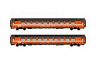 Hobbytrain N SBB Reisezugwagen-Set UIC Z1 Bpm, Eurofima C1, Ep. IV-V, 2-tlg.