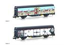 Hobbytrain N SBB Schiebewandwagen Hbbillns, Graffiti - Kids United, Ep. VI
