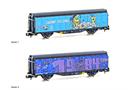 Hobbytrain N SBB Schiebewandwagen Hbbillns, Graffiti - Zukunft ist Luxus, Ep. VI