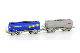 Hobbytrain N SBB Silowagen-Set Uacs, 2-tlg.