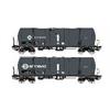 Igra Model H0 Ermewa Kesselwagen-Set Zacns 88, weiss, 2-tlg.