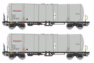 Igra Model H0 NACCO Kesselwagen-Set Zacns 88, 2-tlg.