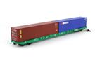 Igra Model H0 StLB Containertragwagen Sggnss, GOLD/GE SeaCo