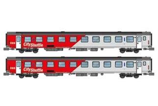 Jägerndorfer N ÖBB Inlandsreisezugwagen-Set, CityShuttle, Ep. VI, 2-tlg.