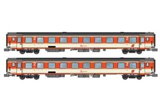 Jägerndorfer N ÖBB Inlandsreisezugwagen-Set, Jaffa, Ep. IV, 2-tlg.