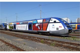 Jouef H0 (DC Sound) SNCF Dieseltriebwagen X 73500, Imaginalsace, Ep. VI