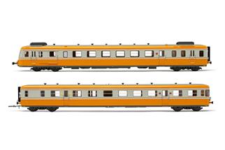 Jouef H0 (DC Sound) SNCF Dieseltriebzug X 2700, orange/grau, Ep. IV, 2-tlg.