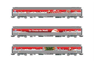 Jouef H0 SNCF Weihnachts-Wagenset, Train de Noël 2010, Ep. VI, 3-tlg.