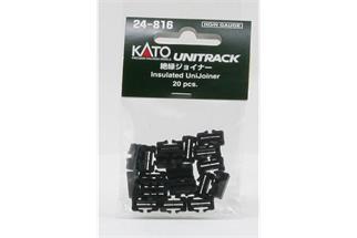 Kato H0/N Unitrack Isolierverbinder UniJoiner (Inhalt: 20 Stk.) [24-816]
