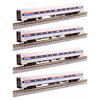 Kato N Amtrak Reisezugwagen-Set Amfleet I, Phase III, 4-tlg.