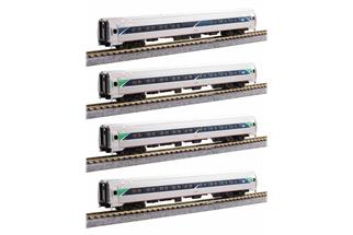 Kato N Amtrak Reisezugwagen-Set Amfleet I, Phase VII, 4-tlg.
