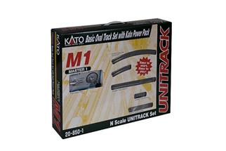 Kato N Unitrack Master-Set M1, einfaches Gleisoval {78620}