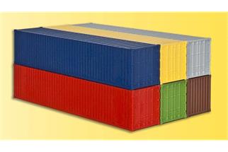 Kibri H0 40-Fuss-Container (Inhalt: 6 Stk.)