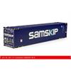 Kiss 1 40'-Container Samskip, blau