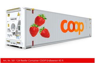 Kiss 1 45'-Reefer Coop Erdbeeren, weiss