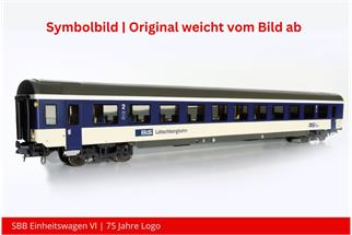 Kiss 1 BLS Personenwagen EW IV B, 75 Jahre BLS, verkürzt