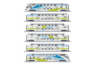 Liliput H0 (DC) WESTbahn Doppelstock-Triebzug 4010 003-0, KISS, Ep. VI, 6-tlg.
